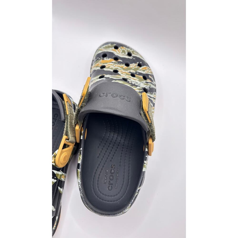 Crocs All Terrain Tiger Camo Unisex clogs shoes outdoor indoor wear sandal W8 M6 - Picture 8 of 8